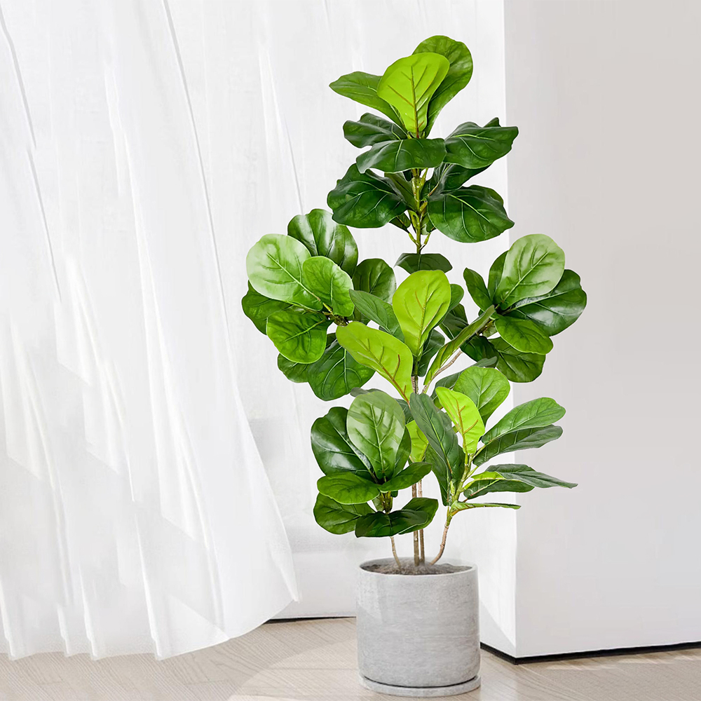 70-135cm Large Artificial Fidd - Dracaena Marginata ulasan dan harga